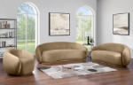 Picture of Velvet Upholstered Sofa, Loveseat and Chair