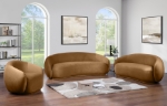 Picture of Velvet Upholstered Sofa, Loveseat and Chair