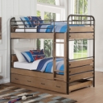 Picture of Twin/Twin Bunk Bed W/Trundle