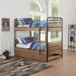 Picture of Twin/Twin Bunk Bed W/Trundle