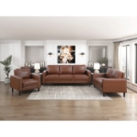 Picture of Faux Leather Sofa, Loveseat and Chair