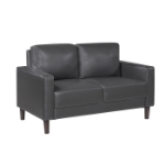 Picture of Faux Leather Loveseat