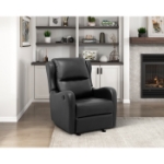 Picture of Leather Glider Reclining Chair