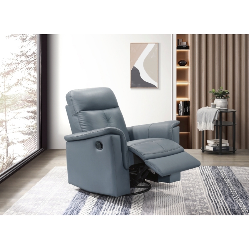 Picture of Leather Swivel Glider Reclining Chair