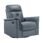 Picture of Genuine Leather Swivel Glider Reclining Chair