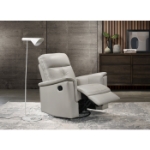 Picture of Genuine Leather Swivel Glider Reclining Chair