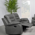 Picture of Arm Reclining Dark Grey Loveseat