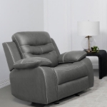 Picture of Arm Reclining Dark Grey Glider Chair