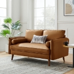 Picture of Leather Sofa, Loveseat and Accent Armchair