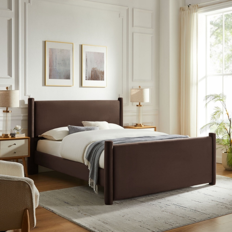 Picture of Velvet Full Platform Bed