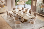 Picture of Fabric, Solid Wood, Wood veneer Dining Arm and Side Chair