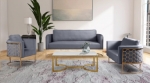 Picture of VELVET SOFA, LOVESEAT AND CHAIR