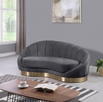 Picture of VELVET SOFA, CHAISE AND CHAIR