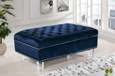 Picture of VELVET OTTOMAN