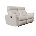 Picture of Top grain Genuine Leather Manual Recliner Loveseat