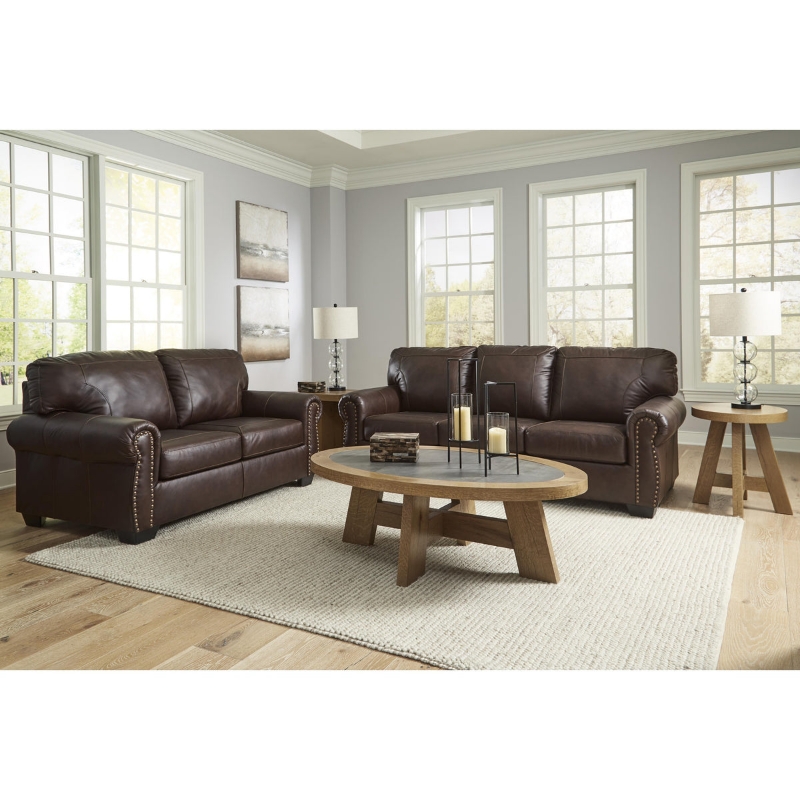 Picture of Genuine Leather Sofa, Loveseat and Recliner