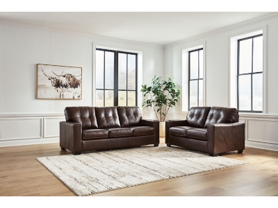 Picture of Genuine Leather Recliner Sofa, Loveseat and Chair