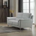 Picture of Genuine leather stationary sofas and Loveseat