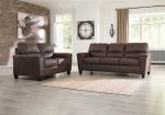 Picture of Faux Leather Sofa, Loveseat and Rocker Recliner