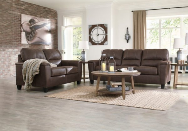 Picture of Faux Leather Sofa, Loveseat and Rocker Recliner