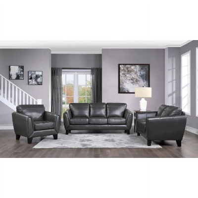 Picture of Genuine leather Sofa, Loveseat and Chair