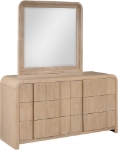 Picture of Fluted Dresser and Mirror