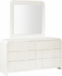 Picture of Fluted Dresser and Mirror