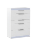 Picture of Modern Gloss White Chest	 