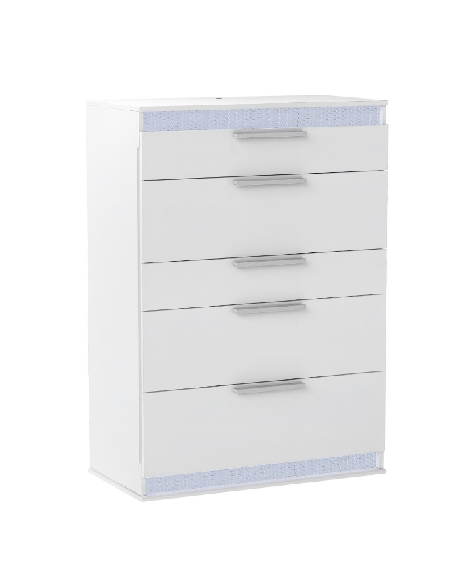 Picture of Modern Gloss White Chest	 