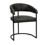 Picture of Dining Chair with Padded Seat and Powder-Coated Iron Frame