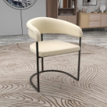 Picture of Dining Chair with Padded Seat and Powder-Coated Iron Frame