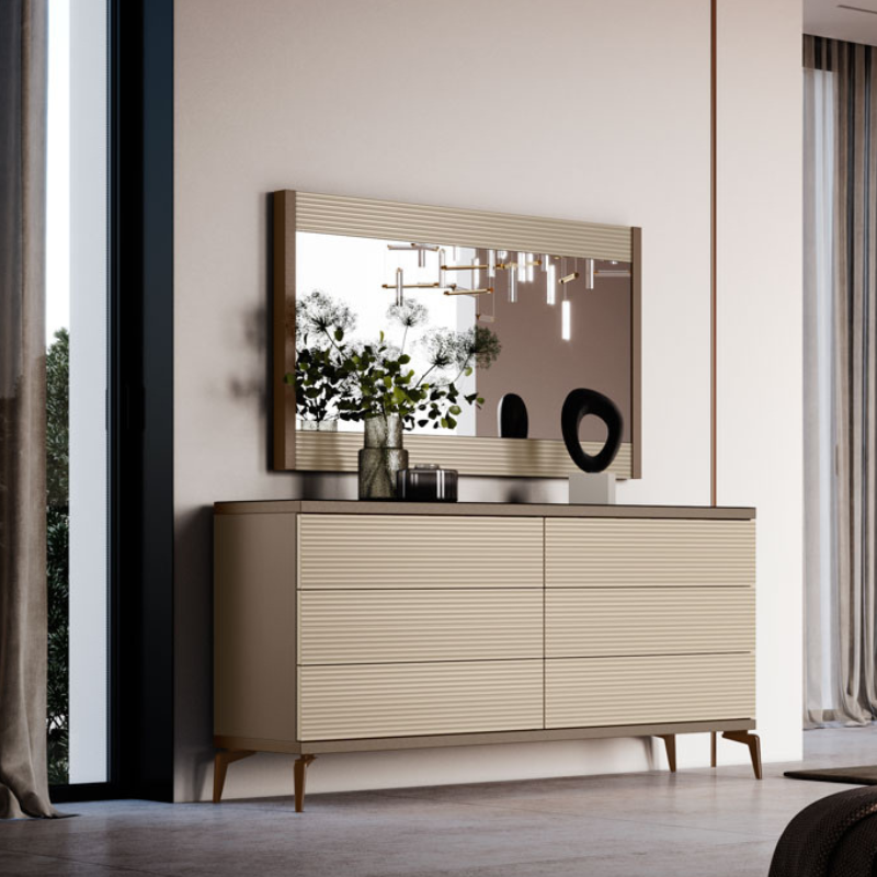 Picture of Dresser and Mirror