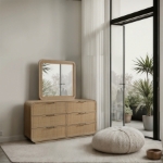 Picture of Rubberwood Dresser and Mirrors