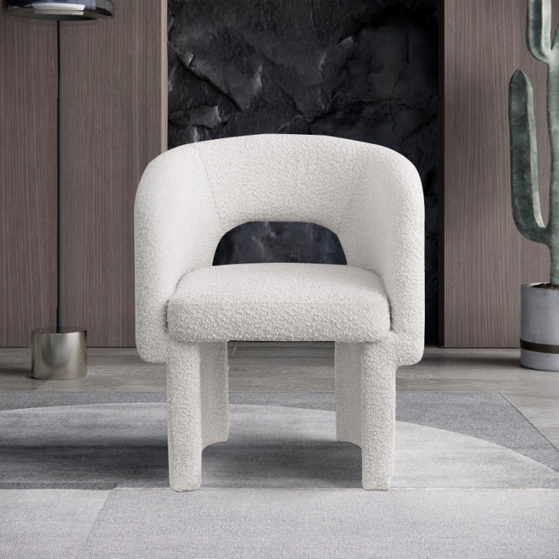 Picture of Chenille Fabric Dining Chair