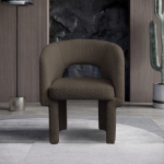 Picture of Chenille Fabric Dining Chair