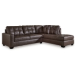 Picture of Leather Sectional With RAF/LAF Chaise