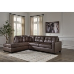 Picture of Leather Sectional With RAF/LAF Chaise