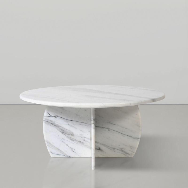 Picture of 36"/ 20" Genuine Marble Coffee Table and End Table