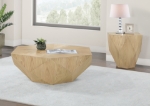 Picture of 40"/ 20" MDF With Oak Veneer Diamond Shape Coffee Table and End Table