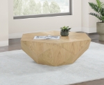 Picture of 40"/ 20" MDF With Oak Veneer Diamond Shape Coffee Table and End Table