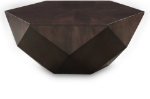 Picture of 40"/ 20" MDF With Oak Veneer Diamond Shape Coffee Table and End Table