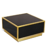 Picture of 32"/20" Gold Metal Base Contemporary Design Faux Marble Coffee Table and End Table