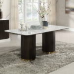 Picture of 71" Rectangular Dining Table w/Marble Top