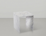 Picture of 48"/18" Fluted Marble Base Coffee Table and End Table