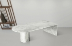 Picture of 54" Marble Is A Porous Stone Coffee Table