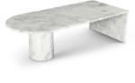 Picture of 54" Marble Is A Porous Stone Coffee Table