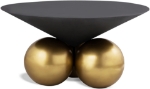 Picture of 30"/ 20" Brushed Brass Coffee Table and End Table