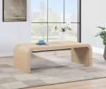 Picture of 48"/ 54"/24"Natural white oak wood Coffee Table, Console Table and End Table