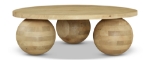 Picture of 39" Solid Acacia Wood Coffee Table