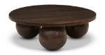 Picture of 39" Solid Acacia Wood Coffee Table